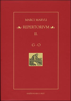 MARCI MARVLI REPERTORIVM, sv.II:G-O