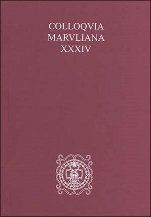 COLLOQVIA MARVLIANA XXXIV